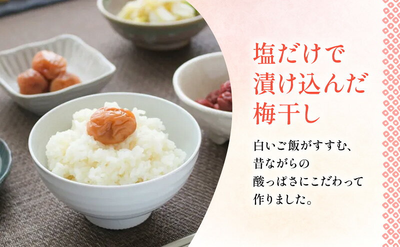 【ふるさと納税】梅干し 定期便 八房梅使用 3ヶ月 500g×2パック ごはんがおいしい!...
