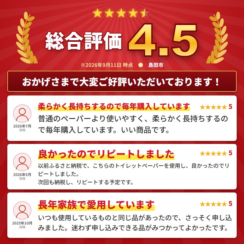 【ふるさと納税】トイレットペーパー エリエール 12ロール 72ロール ダブル シャワートイレ まとめ買い 日用品 吸水力 無香料 リーフ柄 備蓄 防災 静岡県島田市 f222097-shimada-10000346 静岡県島田市 サンプル画像3
