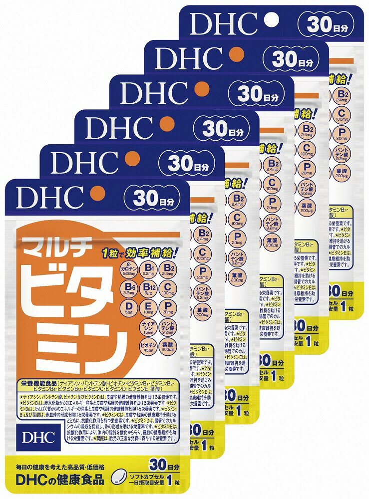 【ふるさと納税】a1327 DHC サプリメント マルチビタミン 30日分 6ヶ月分セット