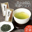 【ふるさと納税】富士山銘茶（TM）品評会受賞茶 2袋 60g(30g×2本) 詰合せお茶 お茶の葉 日本茶 緑茶 茶葉 普通煎茶 セット こだわり 美味しい 銘茶 煎茶 ギフト プレゼント 飲み物 静岡茶 お茶葉 山崎商店 富士市 (1023)