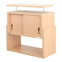 【ふるさと納税】耐震上置き じしん作くん 幅58cm×奥行29cmタイプ(ナチュラル) 58-29A【1416340】