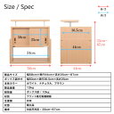 【ふるさと納税】耐震上置き　じしん作くん　幅58cm×奥行44cmタイプ(ブラウン)　58-44B【1416346】 3