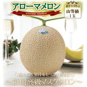 【ふるさと納税】【通年出荷】アローマメロン(山等級) 1玉入【静岡高級マスクメロン】_ メロン めろん アローマメロン 1玉 果物 くだもの フルーツ デザート...