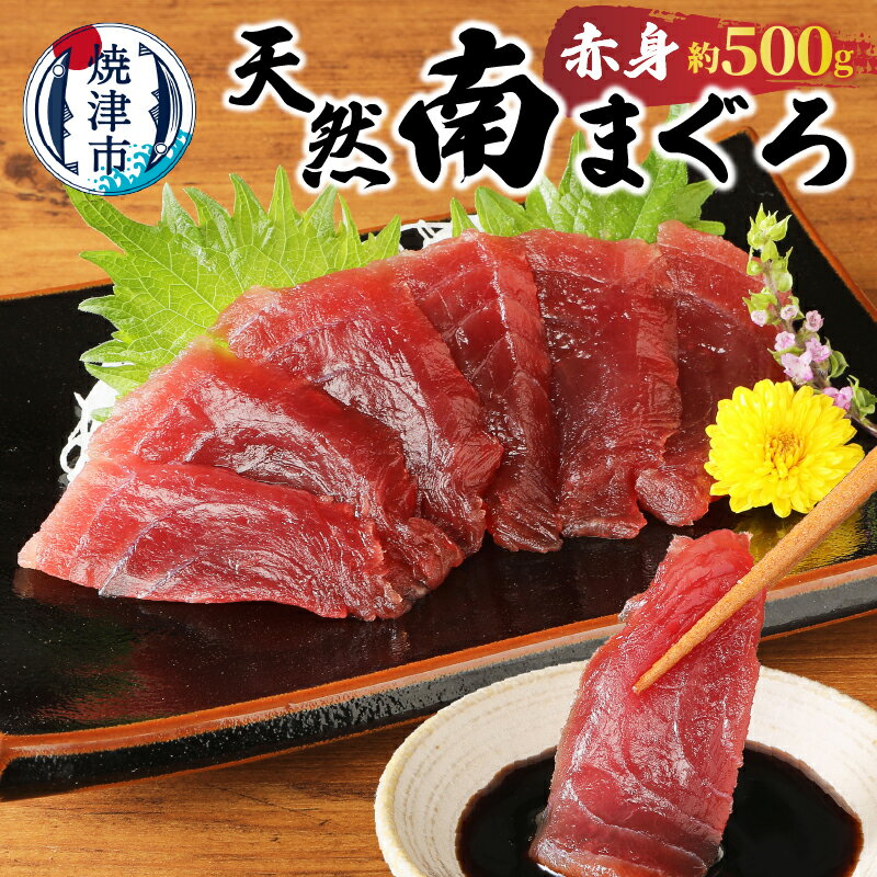 まぐろ 赤身 刺身 冷凍 約500g 港水揚げ 南まぐろ 魚 焼津 解凍方法レシピ付