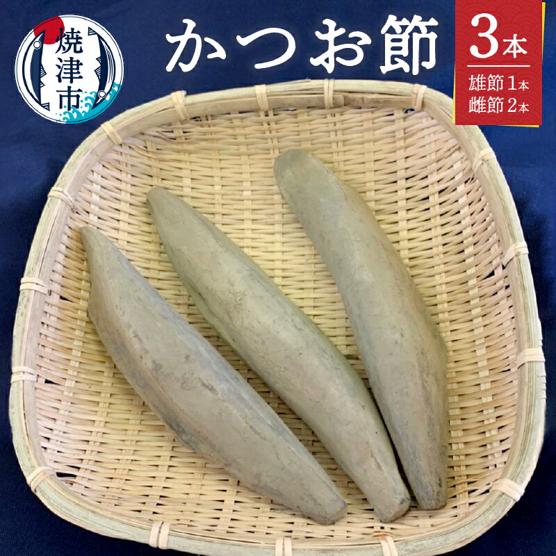 【ふるさと納税】 かつお 鰹節 本節 焼津 約200g×3本 鰹本節3本入 枯節かつお 雄節 雌節 a10-107