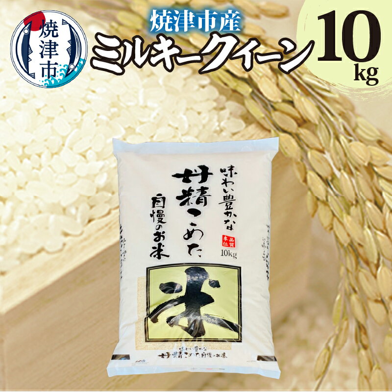 【ふるさと納税】 米 お米 精米 焼津 ミルキークイーン 10kg 静岡県 焼津市産 新鮮 a20-335