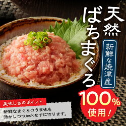 【ふるさと納税】 ネギトロ まぐろ 天然 ばちまぐろ 小分け 100g×14パック 魚 焼津 a12-169 画像2