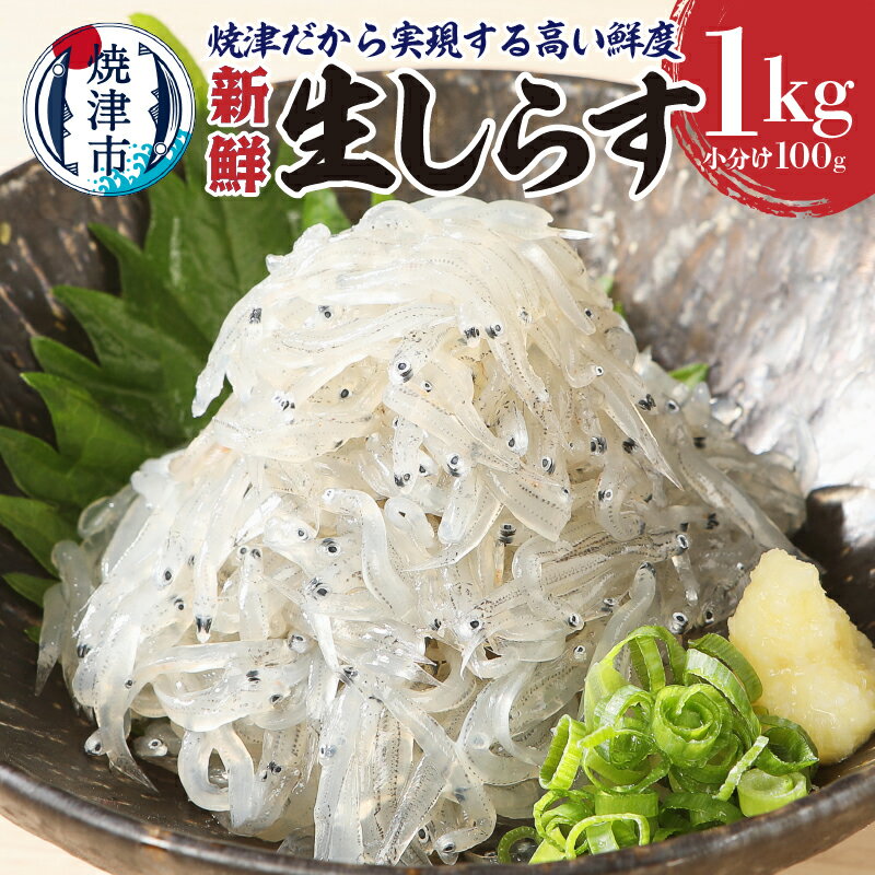 【ふるさと納税】a10-419　静岡県漁連 お刺身 用 冷凍 生しらす