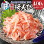 【ふるさと納税】 桜えび 生 刺身 魚 冷凍 天然 焼津 約40g×10パック 静岡県漁連 a10-420 10,000円