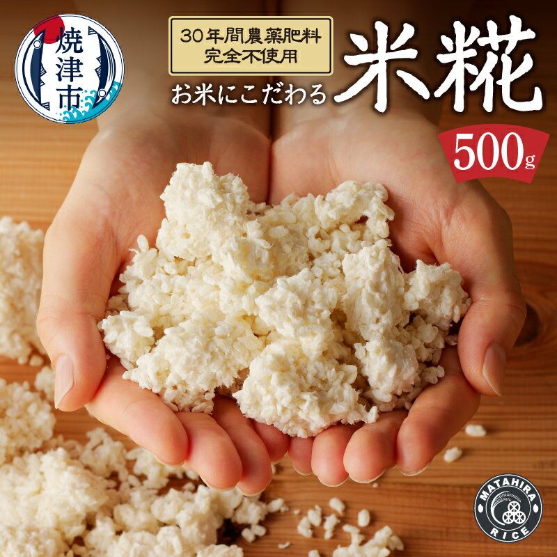 【ふるさと納税】 米糀 500g 無農薬 肥料不使用 無添加 真空 冷凍 焼津 a10-939のサムネイル