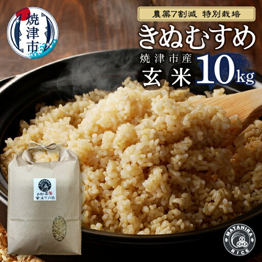 【ふるさと納税】 数量限定 米 玄米 きぬむすめ 10kg (5kg×2袋) 農薬7割減 特別栽培 安心 安全 こだわり 減農薬 ごはん 焼津 a50-148 【ふるさと納税】 数量限定 米 玄米 きぬむすめ 10kg (5kg×2袋) 農薬7割減 特別栽培 安心 安全 こだわり 減農薬 ごはん 焼津 a50-148
