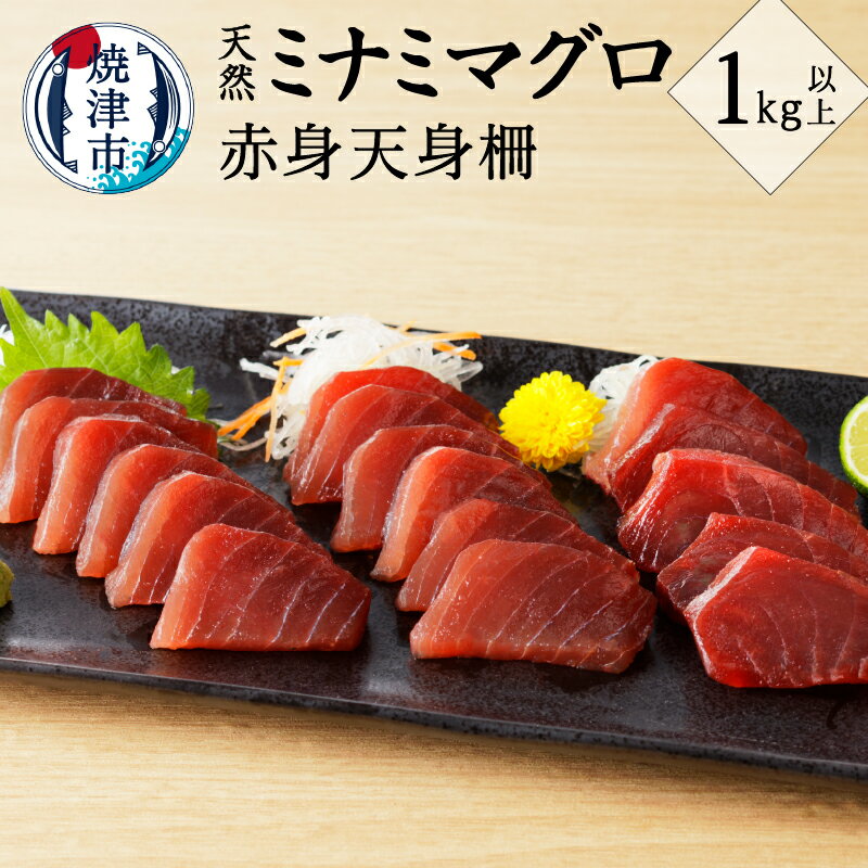 【ふるさと納税】 まぐろ 天然 南鮪 赤身 天身 柵 刺身 1kg以上 皮無し 個包装 真空パック 魚 焼津 a20-393のサムネイル