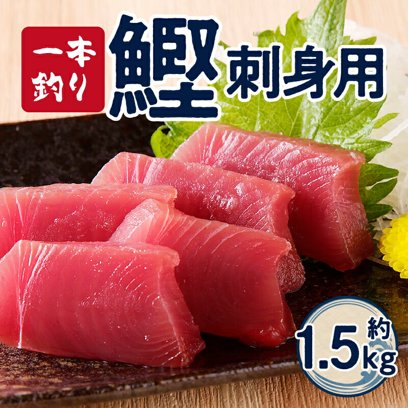 【ふるさと納税】 かつお 魚 冷凍 焼津 約1.5kg 鰹 天然 刺身用 一本釣り a10-864