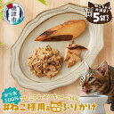  キャットフード ねこちゃん満足 2種 5袋 セット 無添加 ペットフード おやつ かつお 焼津 a10-969