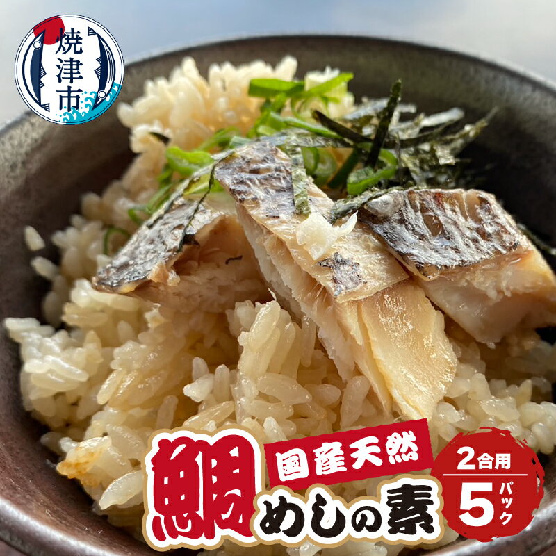 鯛 鯛めし 魚 天然 国産 真鯛 切り身 鯛めしの素 5セット 2合用 冷凍 焼津