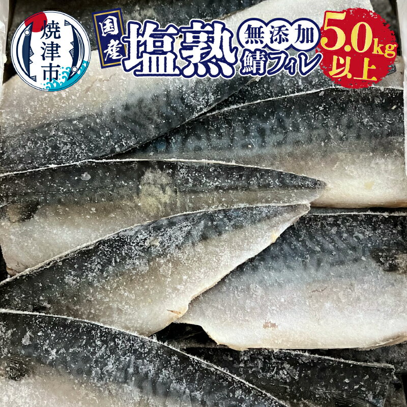 さば フィレ 5.0kg以上 塩熟 国産 天然さば 切り身 冷凍 おかず 惣菜 魚 焼津