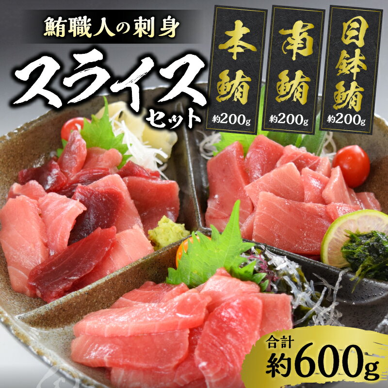 【ふるさと納税】 まぐろ 中トロ 鮪 小分け 鮪職人 刺身 スライス セット 約600g 魚 冷凍 焼津 a20-419