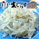 【ふるさと納税】 生しらす 100g×5パック 駿河湾 魚 天然 冷凍 焼津 a10-985