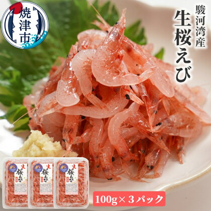 生桜えび 桜えび 天然 生食 100g×3 焼津特選 冷凍 魚介 焼津 a10-679