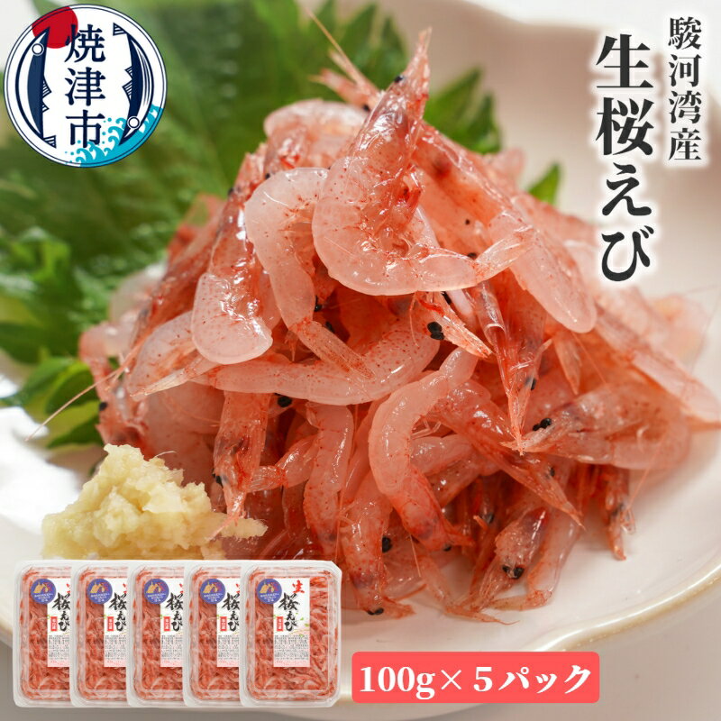 生桜えび 桜えび 天然 生食 100g×5 駿河湾産 焼津特選 冷凍 魚介 焼津