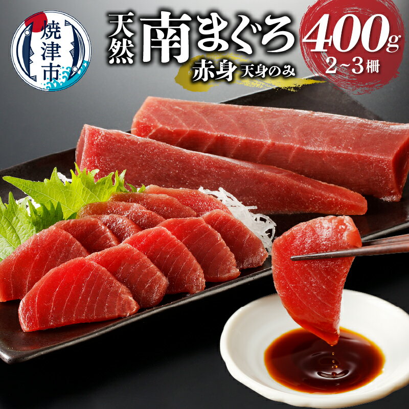 まぐろ 天然 南まぐろ 赤身 天身のみ 筋少なめ 400g 冷凍 魚 鮪 焼津