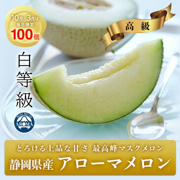 【ふるさと納税】アローマメロン 白級