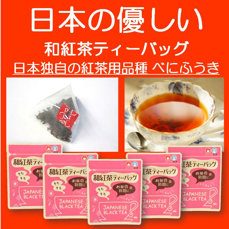 紅茶 ティーバッグ 日本の優しい紅茶（掛川産 紅ふうき）ティーバッグ2g13個入り×5袋 美笠園〔 セカンドフラッシュ 夏摘み べにふうき 静岡 掛川茶 〕