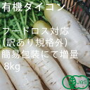 【ふるさと納税】【フードロス対応・規格外】 有機大根 訳あり 有機JAS 冬季限定(12〜3月発送)【配送不可地域:離島・北海道・沖縄県】【1568591】