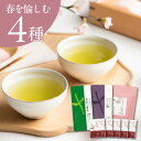 【ふるさと納税】【春セット】季節を愉しむ日本茶 4銘柄を飲み比べ【39538】2026年1月以降順次発送【配送不可地域:離島・沖縄県】【1637486】