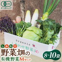 【ふるさと納税】しあわせ野菜畑の有機野菜 Mセット (安心の有機JAS認証 旬のオーガニック野菜 農場直送便)【配送不可地域:離島・北海道・沖縄県・四国・九州】...