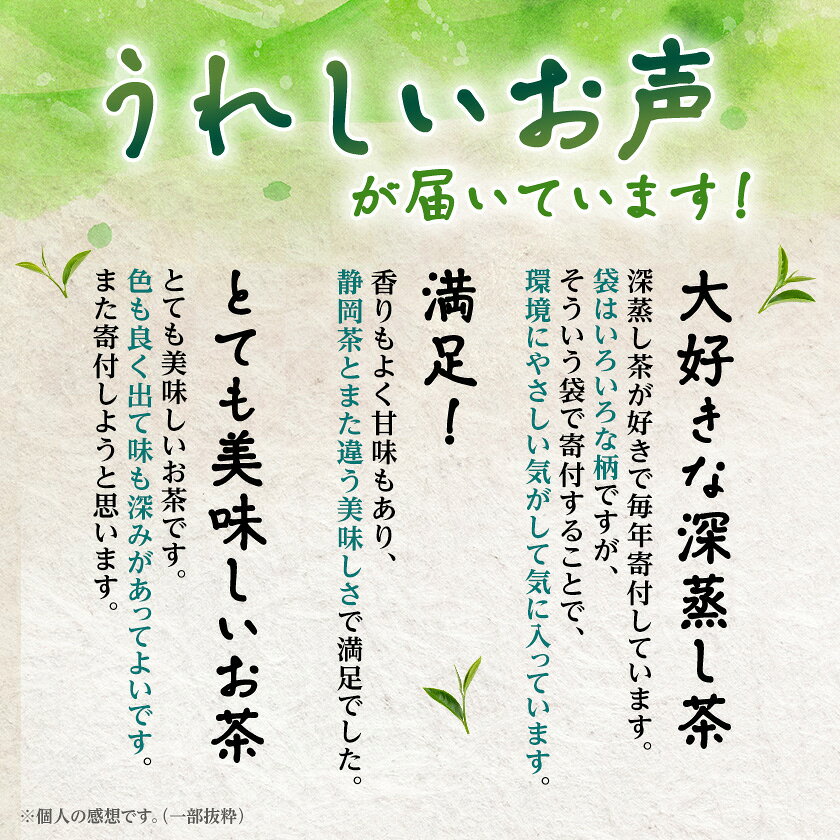 【ふるさと納税】【訳あり】深蒸し掛川茶　訳ありは袋だけ!静岡が誇る日本茶 500g/1kg_ お茶 茶 掛川茶 深蒸し茶 日本茶 緑茶 おちゃ 茶葉 訳あり 静岡県 掛川市 家庭用 自宅用 国産 産直 産地直送 送料無料 【配送不可地域：離島・沖縄県】【G1108689】