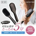 【ふるさと納税】 ヘア アイロン ヘアーアイロン ブラシ型 ケアライズ ブラシアイロン B-120 トリートメント 美容 遠赤外線 海外 使用可 マイナス イオ...
