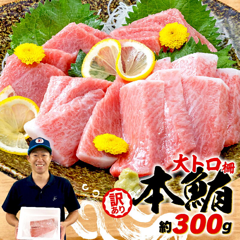 【ふるさと納税】 訳あり 大とろ 本まぐろ 約300g 不定