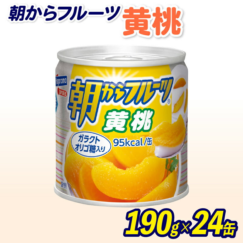 【ふるさと納税】 フルーツ 缶詰 黄桃 24缶 朝からフルーツ はごろもフーズ 果物 もも モモ ピーチ くだもの 缶詰め 非常食 常備 保存食 備蓄 静岡県 藤枝市