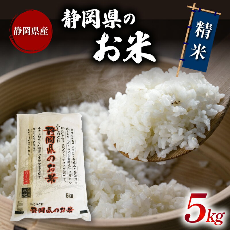 白米 精米 ブレンド米 5kg 令和5年産 静岡県産 お米 おこめ ご飯 ごはん 国産 産地直送 静岡県 藤枝市