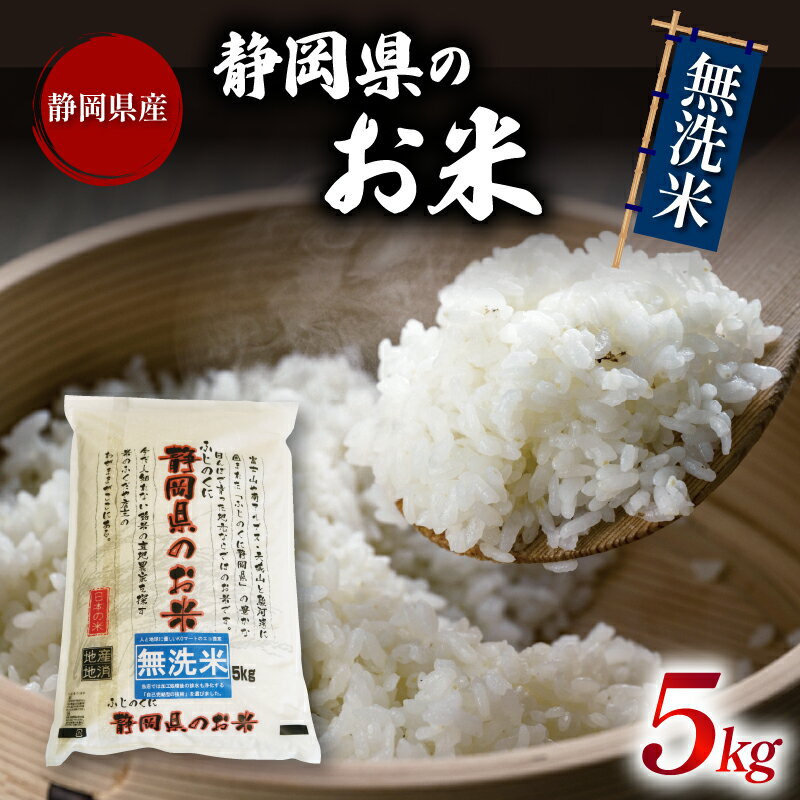 【ふるさと納税】 無洗米 米 ブレンド米 5kg 令和5年産 静岡県産 お米 おこめ ご飯 ごはん 国産 産地直送 静岡県 藤枝市