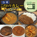【ふるさと納税】 こだわり カレー 5種 食べ比べ セット 簡単 贅沢 料理 冷凍 おかず レンジ 調理 料理 静岡県 藤枝市
