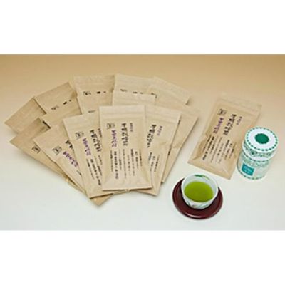 4位! 口コミ数「0件」評価「0」 お茶 緑茶 煎茶 1年分 80g 15袋 有機栽培 オーガニック 静岡茶 日本茶 茶葉 茶缶 セット 静岡県 藤枝市