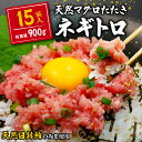 【ふるさと納税】 訳あり ネギトロ まぐろ 約900g 15袋 60g × 15パック 小分けパック ねぎとろ まぐろ 鮪 まぐろのたたき 小分け 個包装 魚 ...