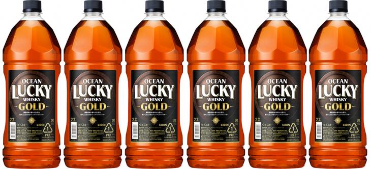 24位! 口コミ数「0件」評価「0」キリンウイスキー　オーシャンラッキーゴールド　2700ml×6本【お酒　アルコール】