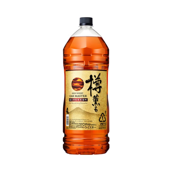 2位! 口コミ数「23件」評価「4.65」キリンウイスキー「オークマスター樽薫る」4000ml×1本 華やかな薫香と豊かなコク＜ロック ハイボール＞【お酒　ウイスキー 富士御殿場蒸溜･･･ 