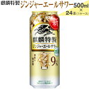 【ふるさと納税】麒麟特製 ジンジャーエールサワー 500ml×24本(1ケース)【お酒 アルコール チューハイ】※着日指定不可