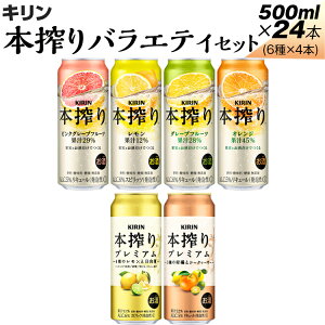 【ふるさと納税】820.本搾りバラエティセット　500ml×24本（6種×4本）※着日指定不可