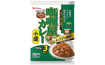 【ふるさと納税】ハウス食品 レトルト カリー屋カレー【中辛】150g×18食（3食×6個）　【 惣菜 洋食 加工食品 レトルトカレー レンジ調理 簡単 便利 温めるだけ お昼ご飯 休日 時短 】