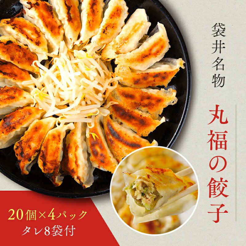 餃子 リピーター続出! 遠州名物 丸福の餃子 タレ付き ぎょうざ ギョーザ ギョウザ 惣菜 おかず 中華 点心 加工食品 冷凍 静岡 [ 袋井市 ]