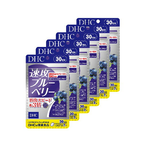 【ふるさと納税】サプリ DHC 速攻 ブルーベリー 30日分×6個 セット サプリメント 加工食品 健康食品 ...