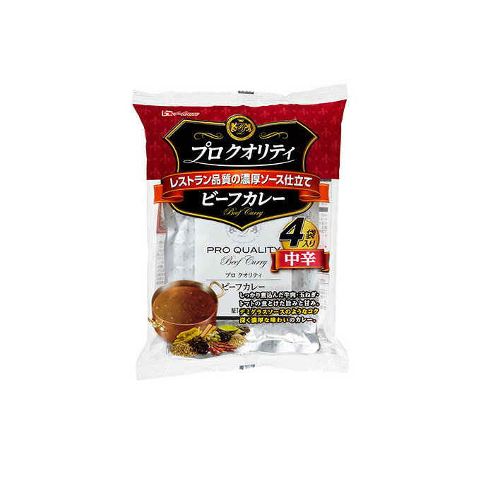 ハウス プロクオリティ ビーフカレー[中辛] 170g×24袋 [加工食品・惣菜・レトルト]