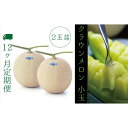 【ふるさと納税】【12ヶ月定期便】クラウンメロン(白等級)小玉 2玉入 果物類 メロン青肉 お届け:◆返礼品到着後、すぐに状態をご確認ください◆