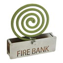 【ふるさと納税】FIRE BANK 蚊取り線香ホルダー『銀船（ぎんふね）』バーベキュー BBQ ハイキング 殺虫 ソロキャンプ アウトドア 防虫 登山 人気 厳選 袋井市　【雑貨・日用品・アウトドア・キャンプ】