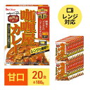 28位! 口コミ数「0件」評価「0」カレー レトルト カリー屋カレー 甘口 180g×20食 ハウス食品 レトルトカレー レトルト食品 保存食 非常食 防災食 常温 常温保存 ･･･ 